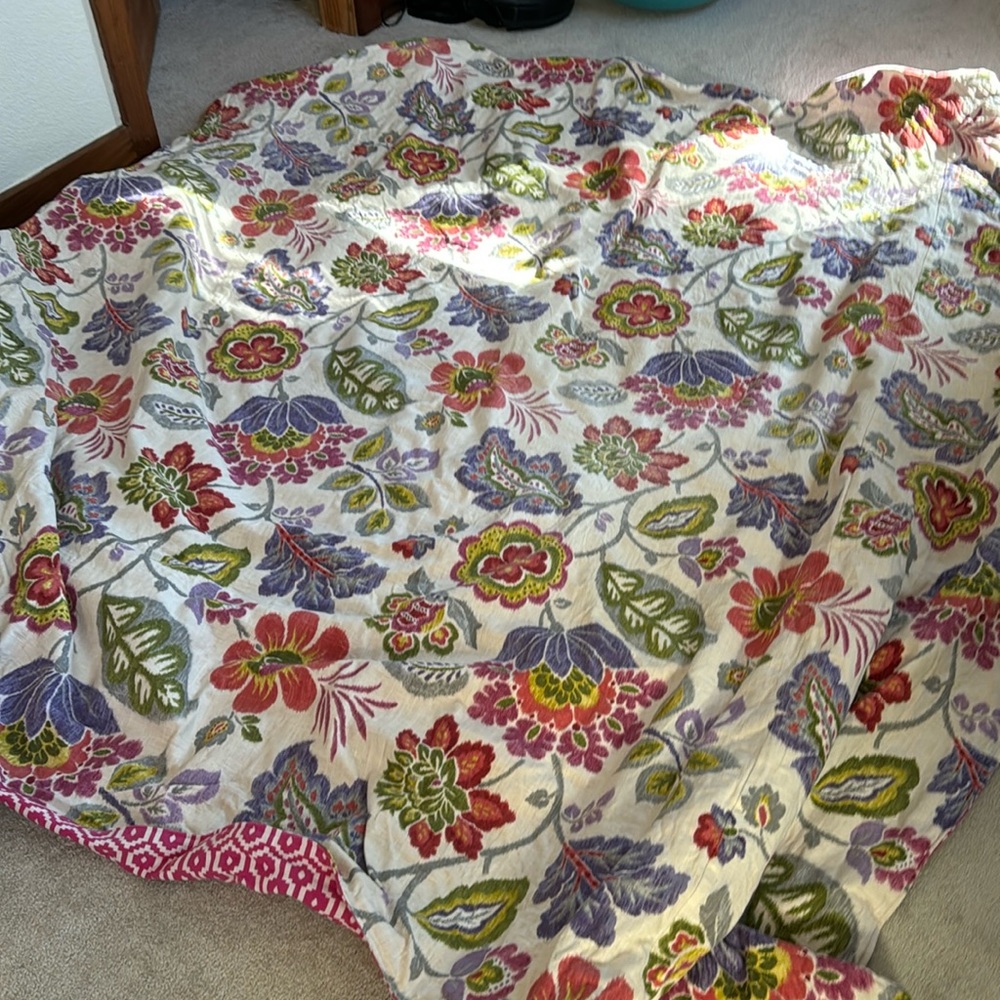 Anthropologie queen duvet